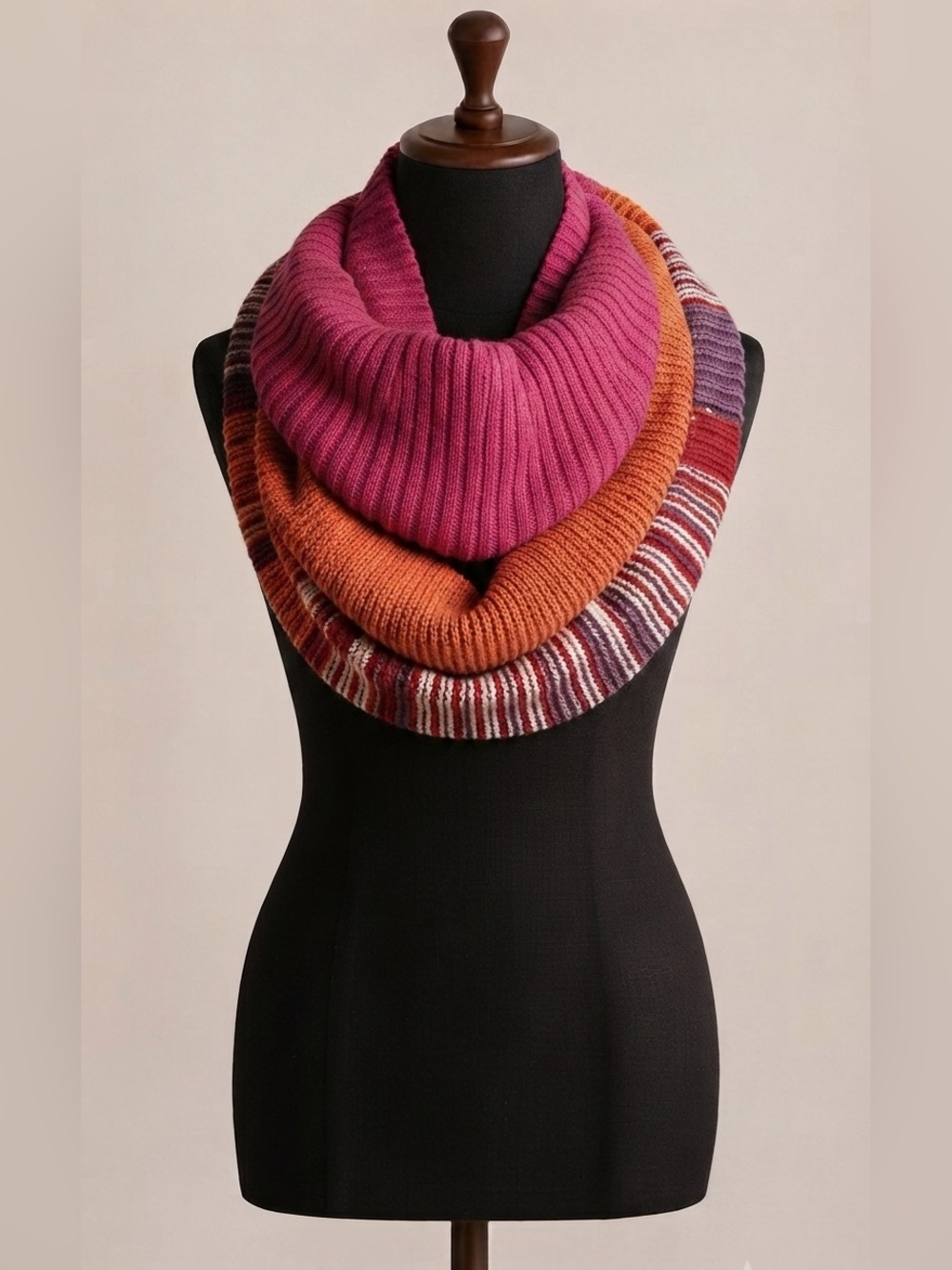 The North Face Multicolor Knit Infinity Scarf